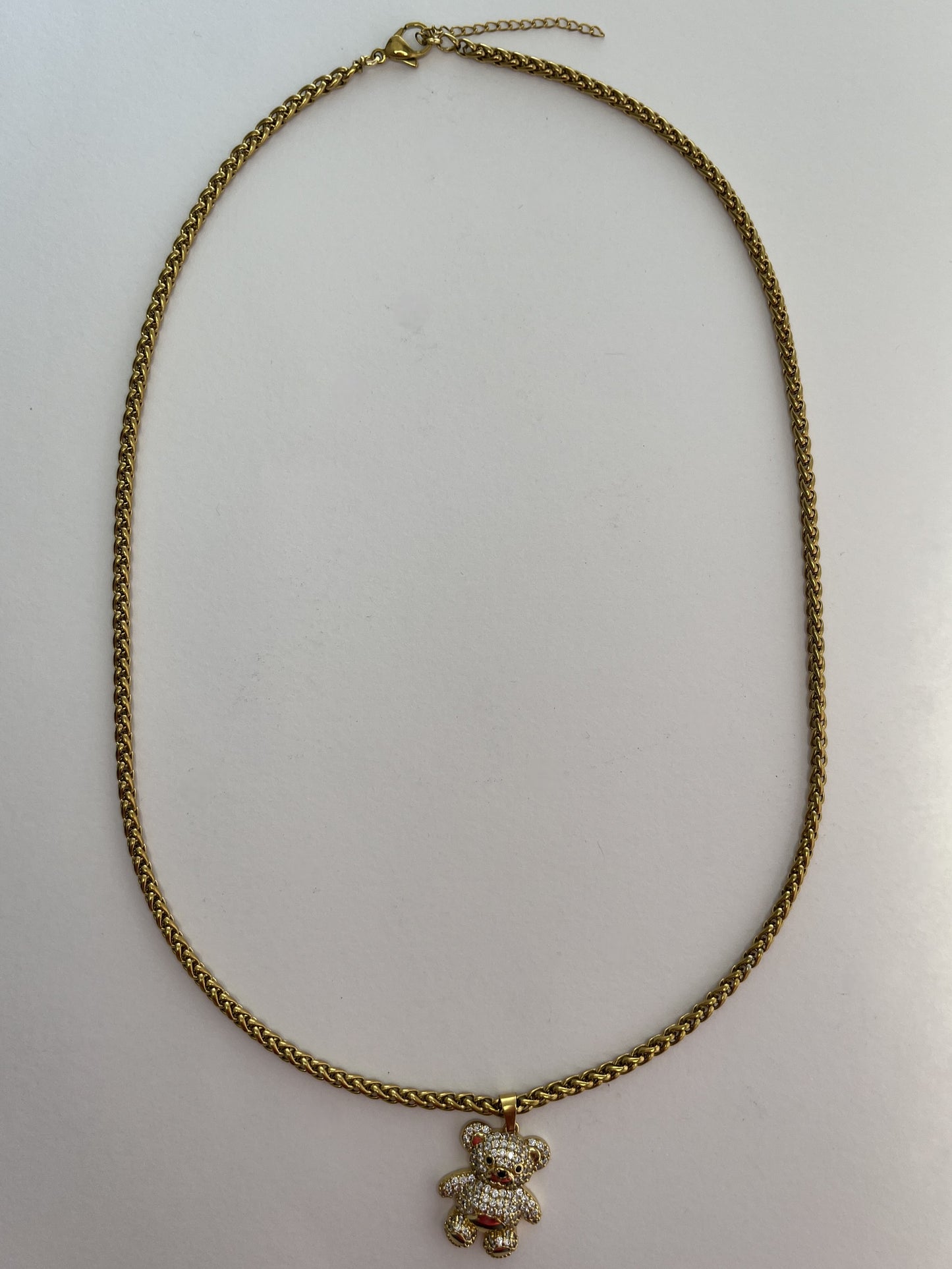 Κολιέ "Golden Teddy Bear"