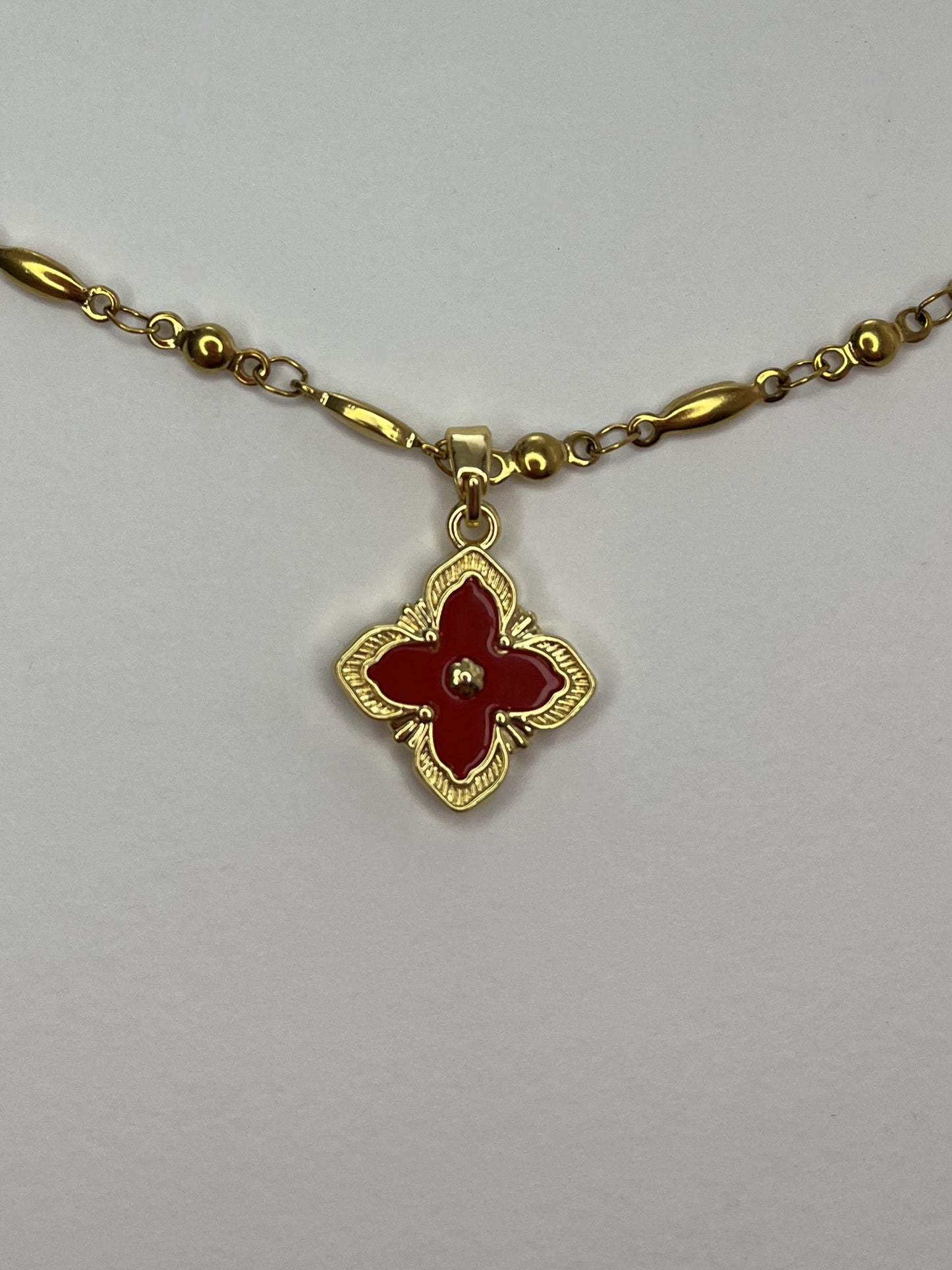 Κολιέ "Flower Motif"