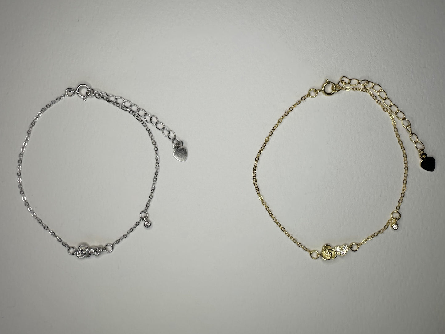 Βραχιόλι "Heart and Rose"