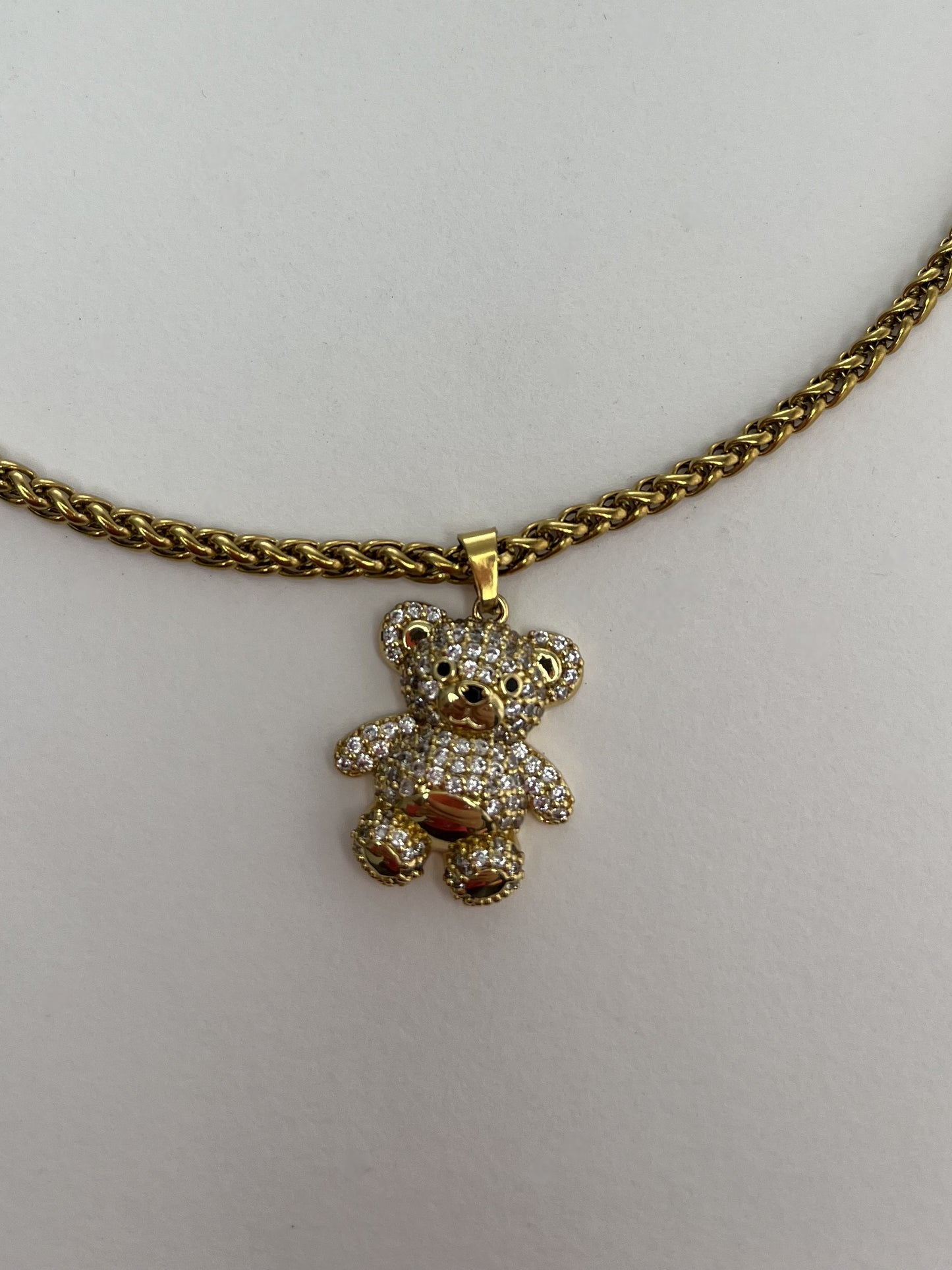 Κολιέ "Golden Teddy Bear"