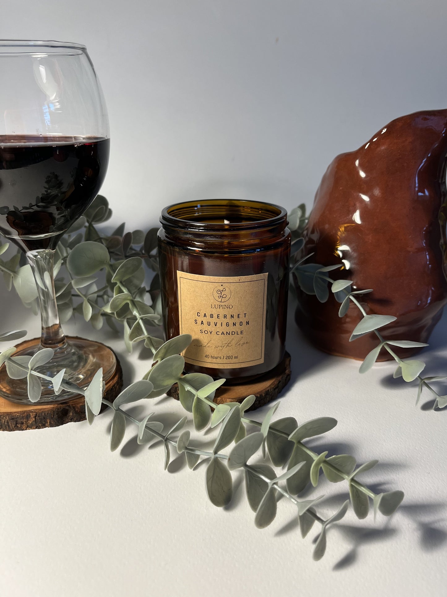 Κερί σόγιας "Cabernet Sauvignon"