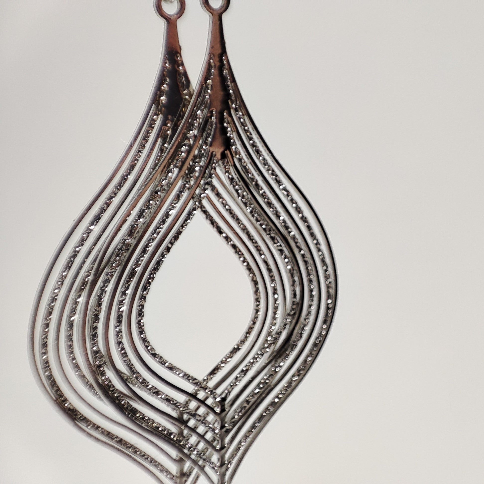 Oriental stainless steel earrings