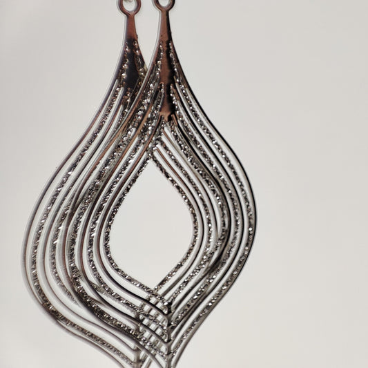 Oriental stainless steel earrings