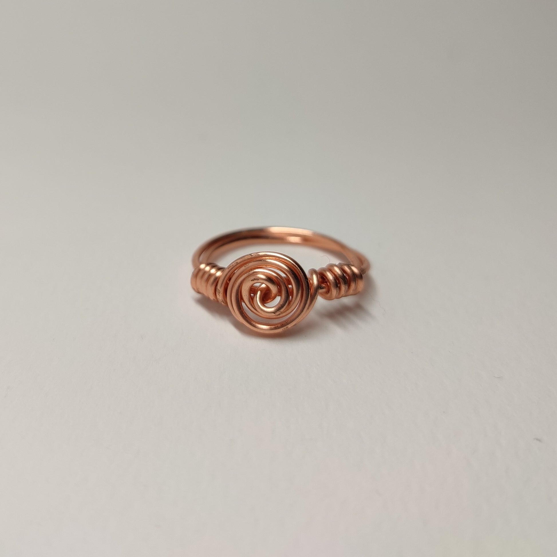 Wire ring available in gold, silver and copper