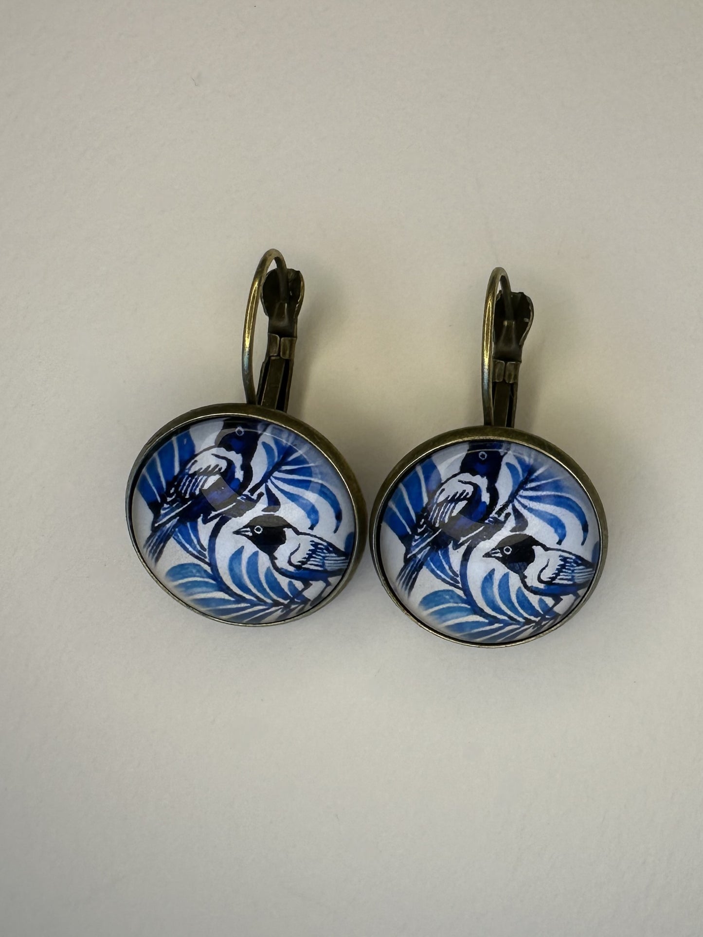 Σκουλαρίκια "Blue Birds"